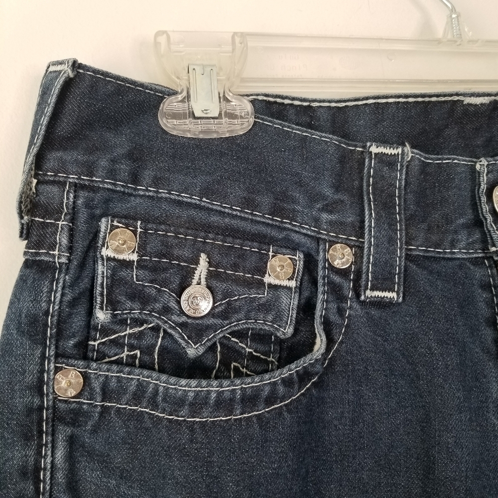 True Religion Skinny Jeans with Flap Size 29 Dark Wash - Picture 15 of 16